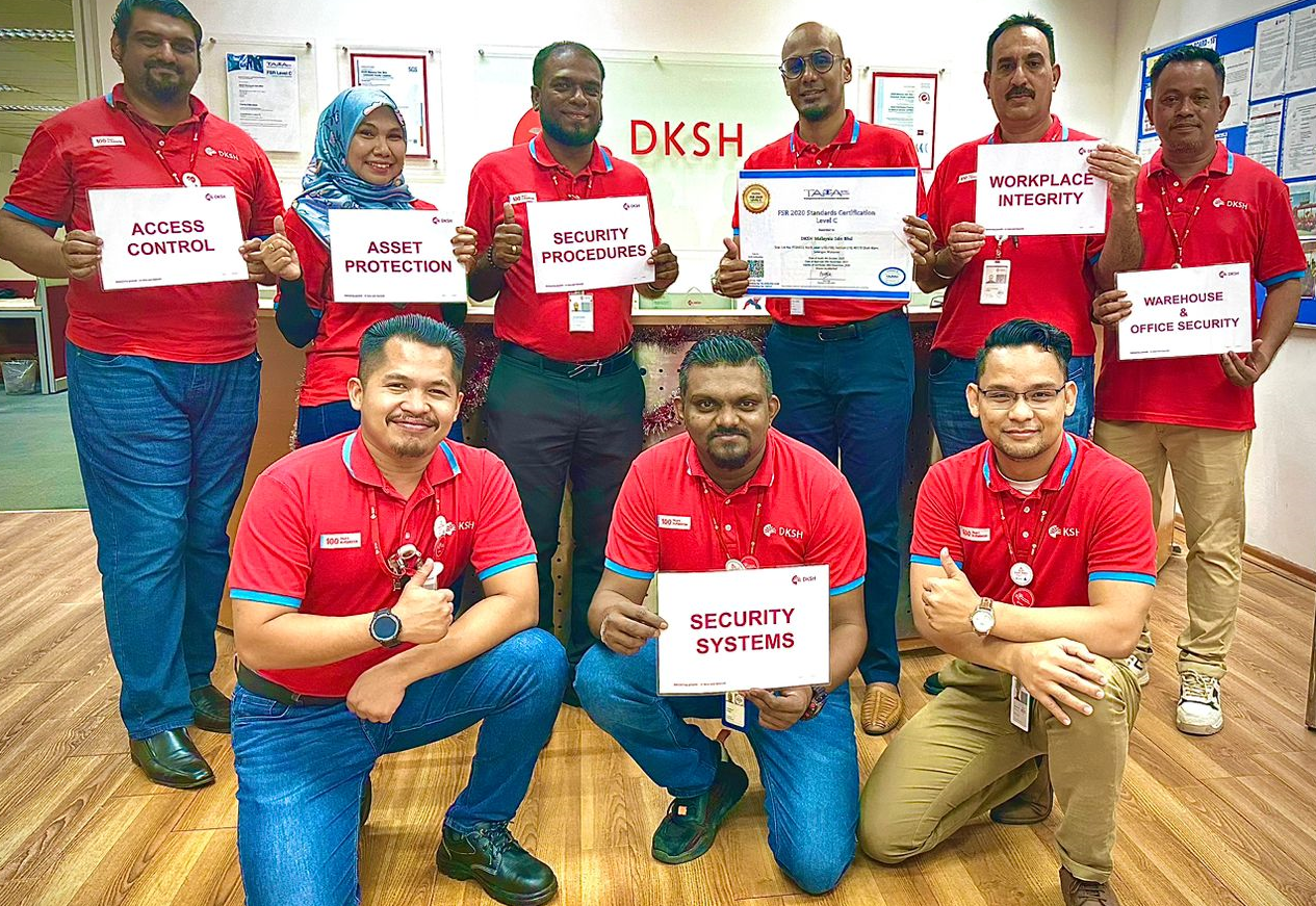 DKSH Malaysia Achieves TAPA FSR Certification for Consumer Goods Distribution Center
