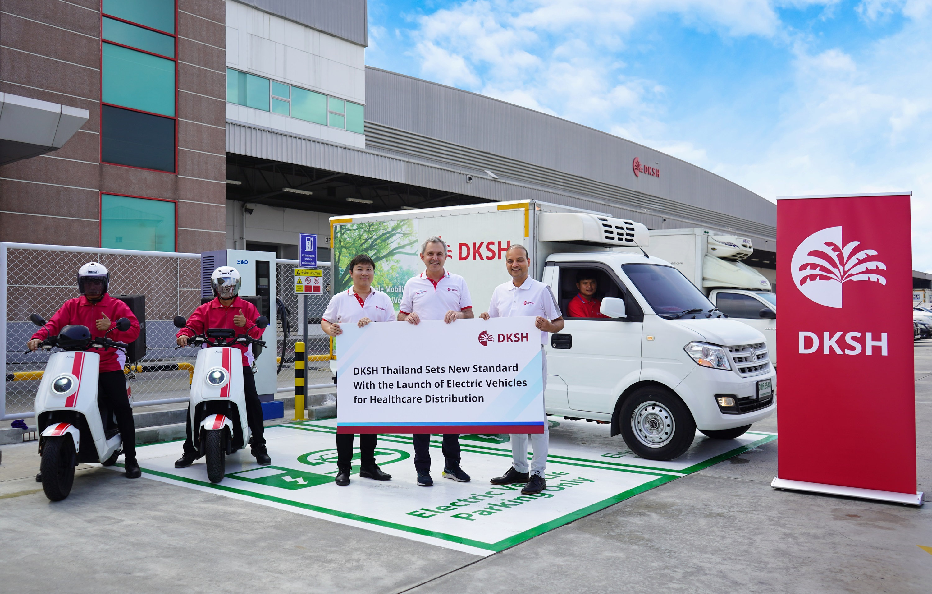 DKSH Thailand Sets New Standard With the Launch of Electric Vehicles for Healthcare Distribution