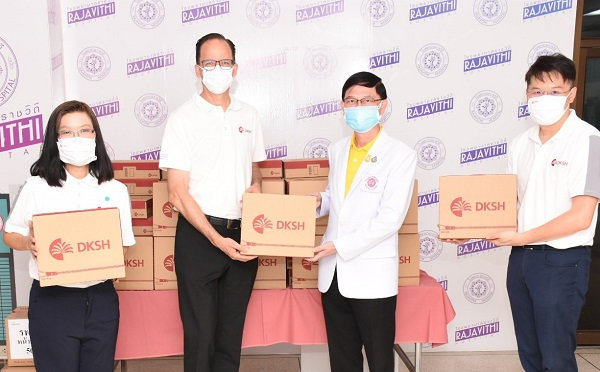 DKSH donates supplies and funds to Ramathibodi and Rajavithi Hospitals to fight against COVID-19