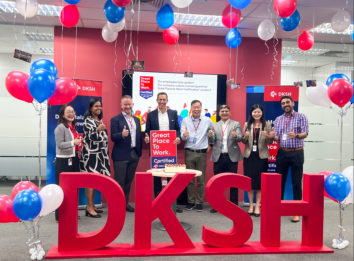 DKSH Malaysia Has Been Certified as a Great Place To Work® for the Second Consecutive Year