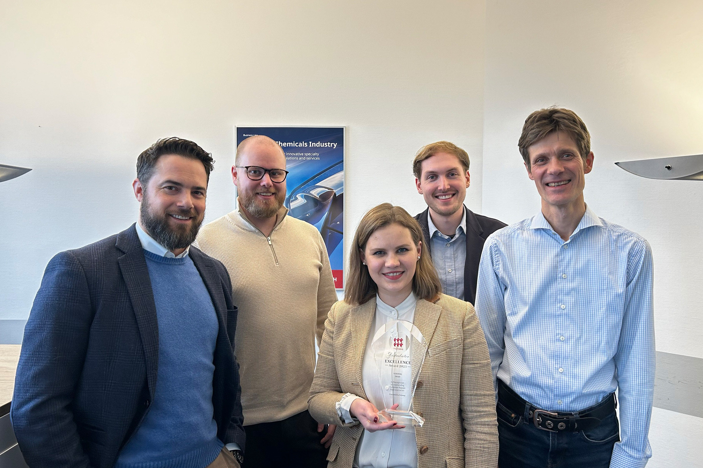 DKSH Deutschland gewinnt den Feiyang Distributor Excellence Award 2023
