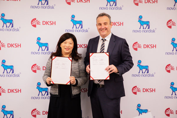 Novo Nordisk Pharma signs an exclusive distribution agreement with DKSH in Taiwan