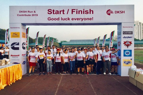 DKSH organized first “Run and Contribute” marathon in Myanmar